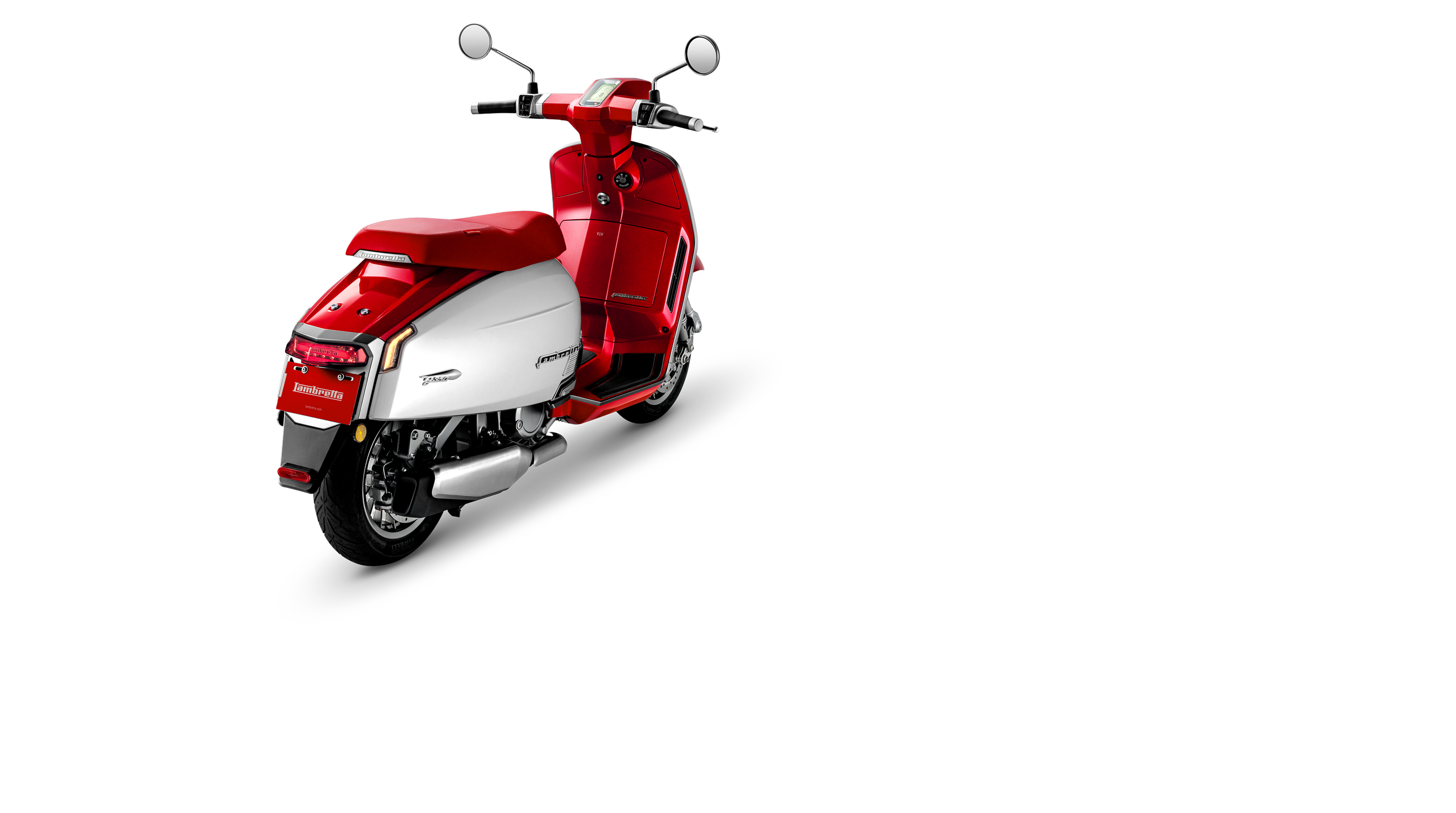 Lambretta G350 Red Spotlight